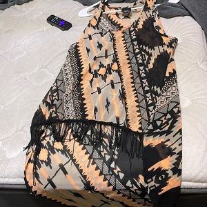 Woman’s tank top blouse